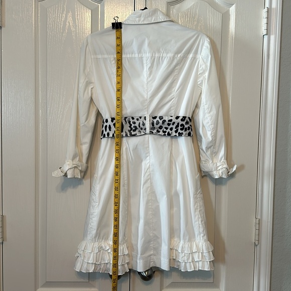 Bebe White Trench Coat Size XS - Picture 6 of 16